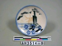 藏品(彩繪瓷山水屋宇盤)的圖片